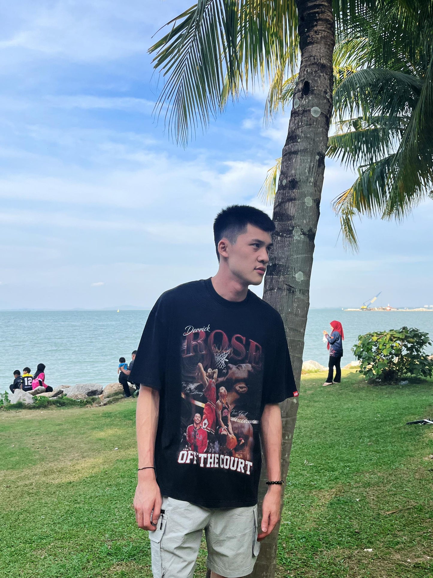 D Rose Oversized Tee