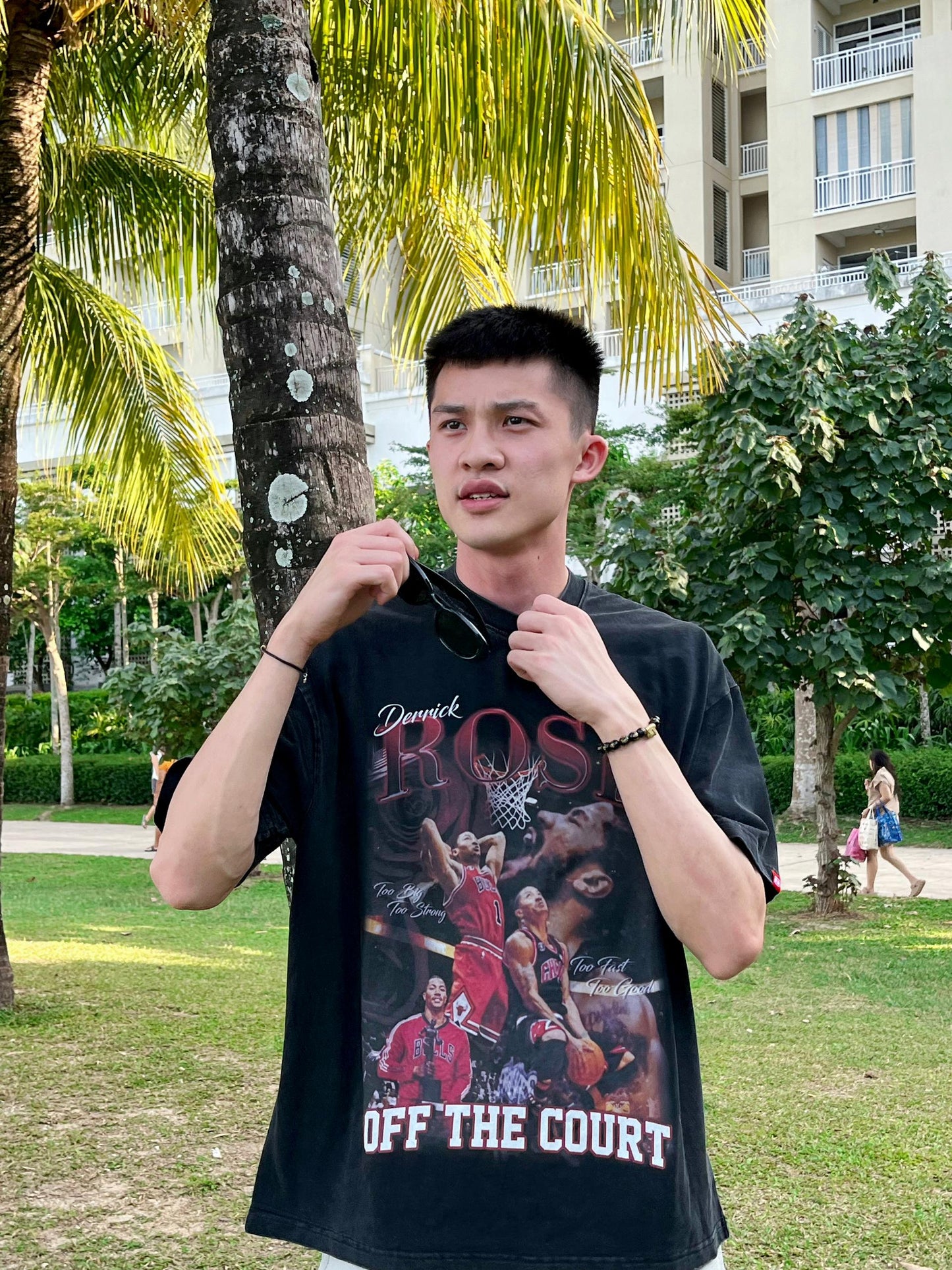 D Rose Oversized Tee