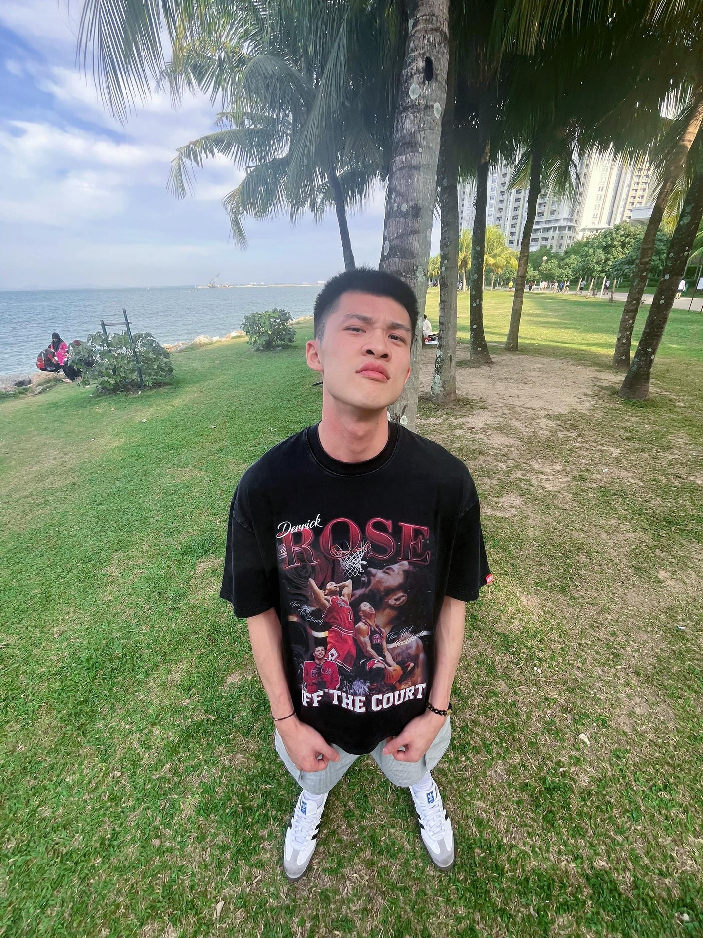 D Rose Oversized Tee
